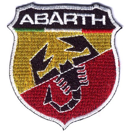 アバルト（Abarth）logo ワッペン、パッチ (7.5*6.7cm) #001 -  激レア！Wappen,ワッペン,Patch,パッチ,アイロンワッペン,刺繍ワッペン,アップリケを通販してます！ wappen-patch.com