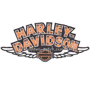 ハーレーダビッドソン Harley Davidson logo- ワッペン、パッチ (7.9