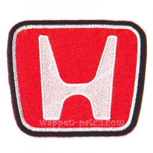 ホンダ(Honda)Classic-logo (6.2*7.5cm) ワッペン、パッチ - 激レア！Wappen