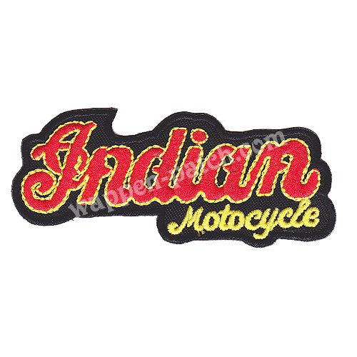 インディアン・モーターサイクル (Indian Motorcycle) logo- ワッペン、パッチ (3.7*9.5cm) #002 -  激レア！Wappen