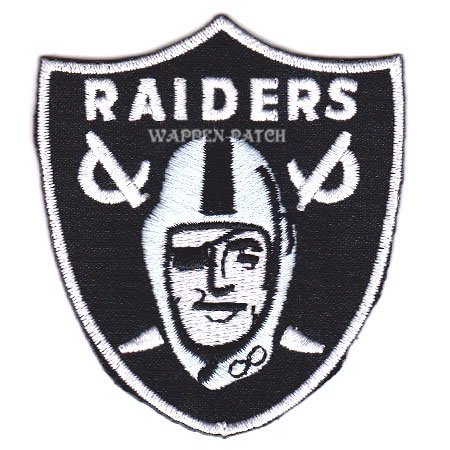 Raiders logo- ワッペン、パッチ (7.5*6.5cm) - 激レア！Wappen