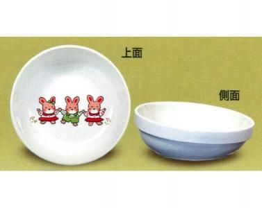 No33：うさぎラン・スタック介助皿 - 食育ドットコム：syoku-iku.com
