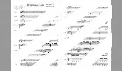 楽譜[名探偵コナン] Mysterious Eyes [GARNET CROW][バンドスコア] - ２次元楽譜製作所 楽譜販売ページ