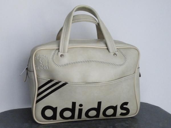 ラスト１点/新品】adidas オリジナルス ボストンバッグ 白 ビンテージ