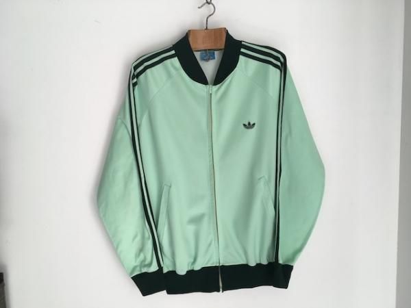 vintage adidas トラックジャージ　西ドイツ製　グリーン ATP