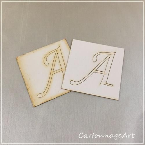 アルファベット エンボスパーツ