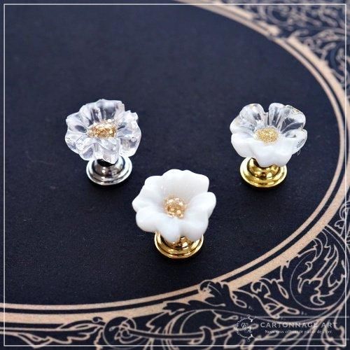 ツマミの台座 Silver/Gold- CartonnageArt