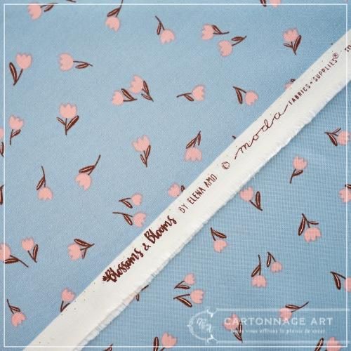 moda 39055-20 | チューリップ小花柄 - 素敵なカルトナ