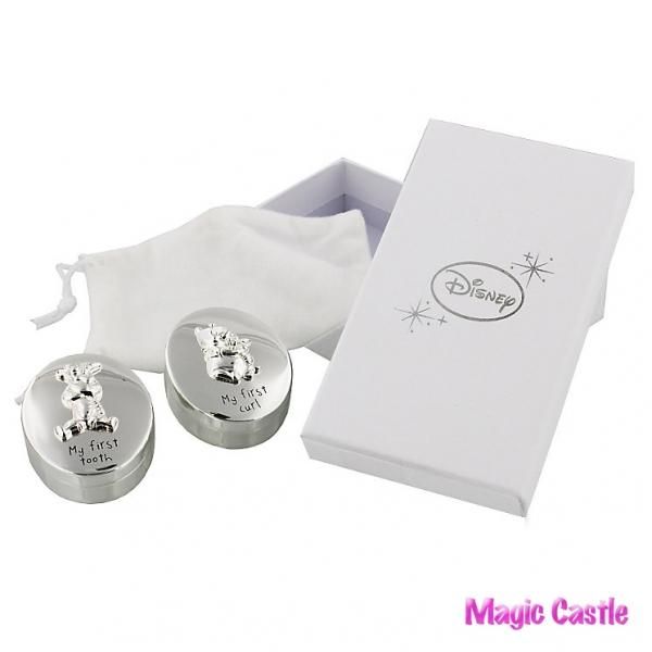 くまのプーさん シルバーベビー 乳歯 産毛ケース Disney Christening Silver Plated Pooh Bear Tooth Curl Set ディズニーフィギュア専門店 マジックキャッスル くまのプーさん シルバーベビー 乳歯 産毛ケース Disney Christening Silver Plated Pooh Bear Tooth Curl Set ディズニーフィギュア専門店 マジックキャッスル