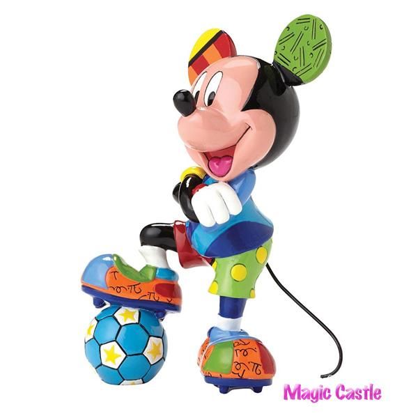 ディズニー ブリット フィギュア サッカーミッキーマウス Mickey Mouse Football Figurine ディズニーフィギュア専門店 マジックキャッスル