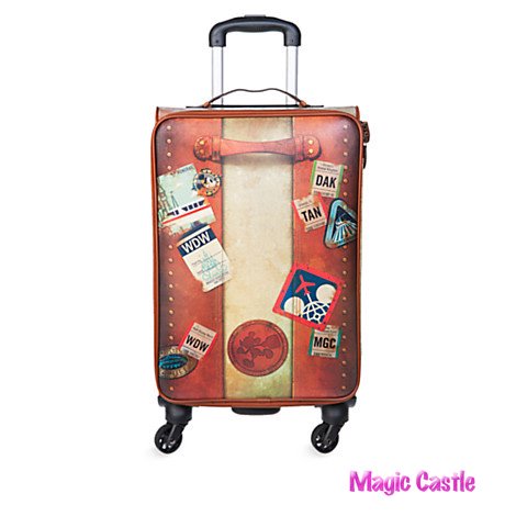 ディズニータグ ヴィンテージ スーツケース Disney TAG Vintage Rolling Luggage - 23'' -  ディズニーフィギュア専門店　マジックキャッスル