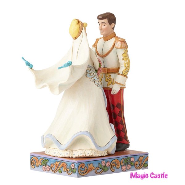 ディズニートラディション ジム・ショア シンデレラとプリンスウェディングフィギュア Happily Ever After-Cinderella and  Prince Wedding Figurine - ディズニーフィギュア専門店 マジックキャッスル