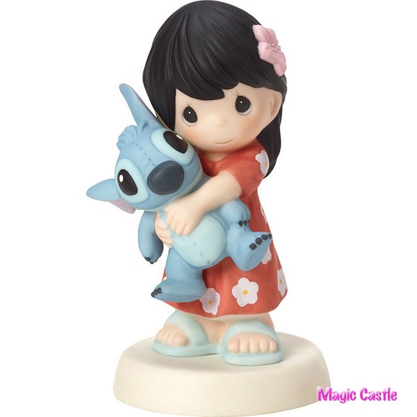 【お名入れOK!】ディズニー プレシャスモーメンツ リロ&スティッチ Girl with Stitch Doll - Ohana Mau Loa  Means Family Forever - ディズニーフィギュア専門店　マジックキャッスル