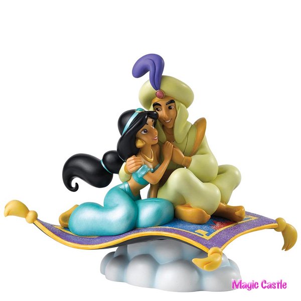 ディズニー Eu限定 アラジンとジャスミン A Whole New World Jasmine Aladdin Figurine ディズニーフィギュア専門店 マジックキャッスル