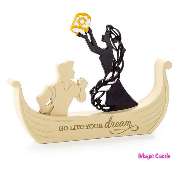 ホールマーク ラプンツェル シルエットフィギュア Tangled Rapunzel Word Silhouette ディズニーフィギュア専門店 マジックキャッスル