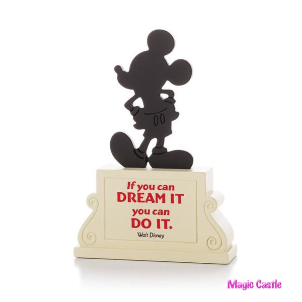 ホールマーク ミッキーマウス シルエットフィギュア ”Mickey Mouse Silhouette Figurine'' - ディズニーフィギュア専門店  マジックキャッスル