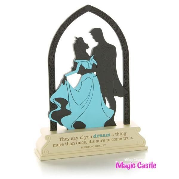 ホールマーク 眠れる森の美女 シルエットフィギュア Sleeping Beauty Silhouette Cutout ディズニーフィギュア専門店 マジックキャッスル