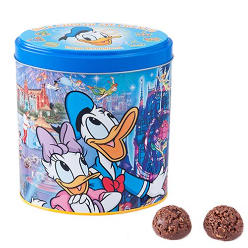 東京ディズニーランド チョコレートクランチ 18個 缶 ディズニー