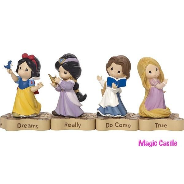 ディズニー プレシャス モーメンツ Dreams Really Do Come True Puzzle Set Of 4 プリンセスフィギュアセット ディズニーフィギュア専門店 マジックキャッスル