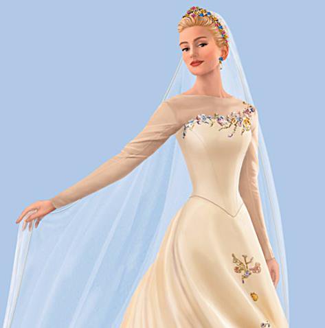 ディズニー シンデレラ エラ ウェディング ガウン フィギュア Disney Cinderella Wedding Gown Figurine -  ディズニーフィギュア専門店　マジックキャッスル