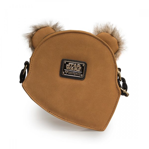 ラウンジフライ スター・ウォーズ イウォーク クロスボディバッグ Loungefly x Star Wars Ewok Face Crossbody  Bag - ディズニーフィギュア専門店　マジックキャッスル