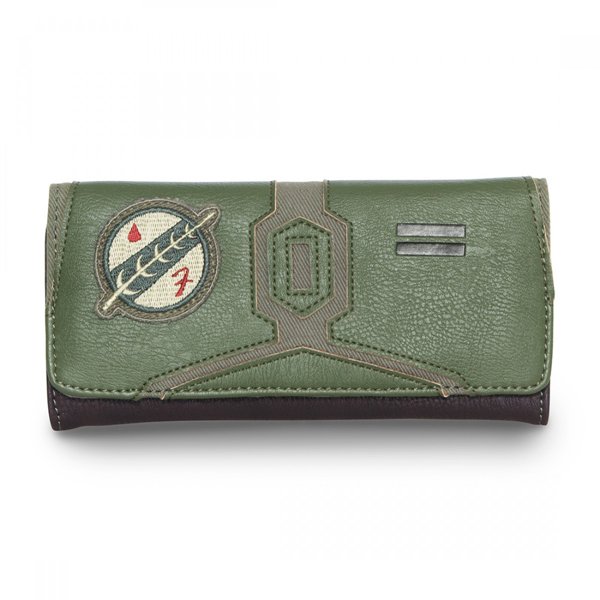 ラウンジフライ スター・ウォーズ ホバ・フェット ウォレット Loungefly x Star Wars Boba Fett Faux Leather  Wallet - ディズニーフィギュア専門店　マジックキャッスル