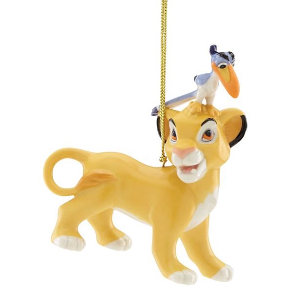 ディズニー ライオン・キング オーナメント Disney Simba & Zazu Ornament by Lenox - ディズニーフィギュア専門店　 マジックキャッスル