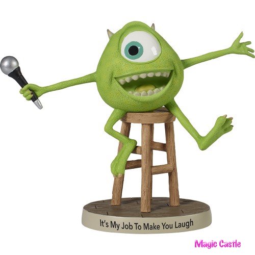 ディズニー プレシャスモーメンツ マイク ワゾウスキー フィギュア Mike Wazowski Figurine It S My Job To Make You Laugh ディズニーフィギュア専門店 マジックキャッスル