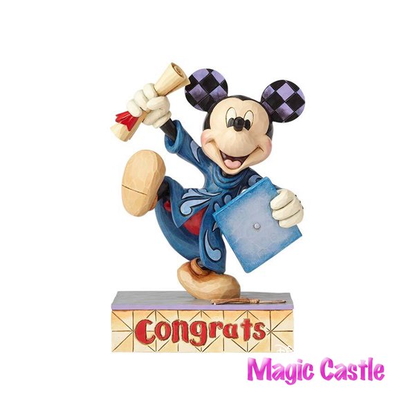 ディズニートラディション ジム ショア Graduation Mickey 卒業 ミッキー ディズニーフィギュア専門店 マジックキャッスル