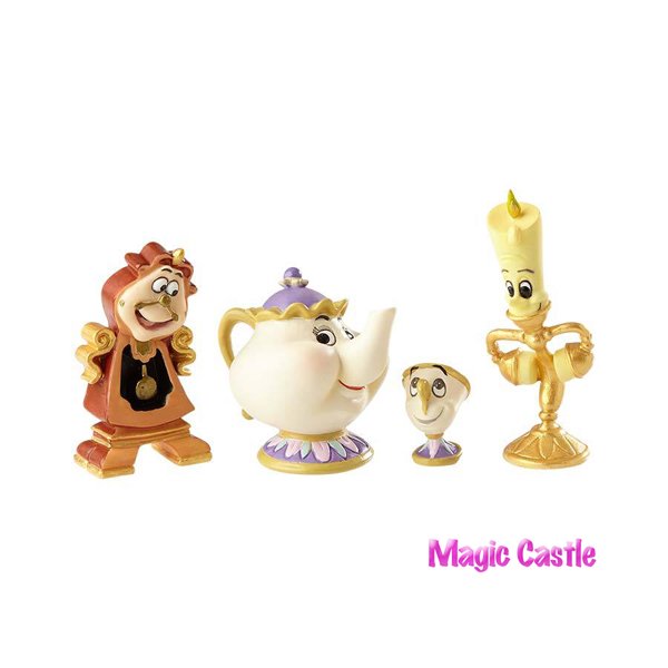 ディズニーショーケース 美女と野獣 Enchanted Objects set - ディズニーフィギュア専門店　マジックキャッスル