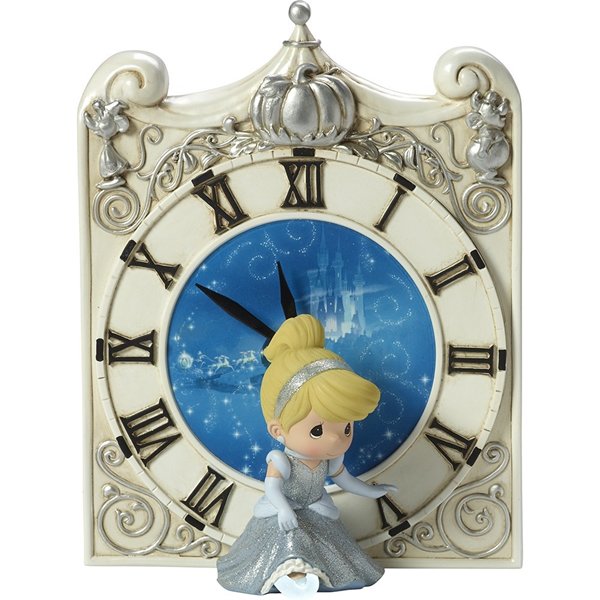ディズニー プレシャス・モーメンツ シンデレラ時計 ''Cinderella Clock with LED Slipper'' -  ディズニーフィギュア専門店　マジックキャッスル