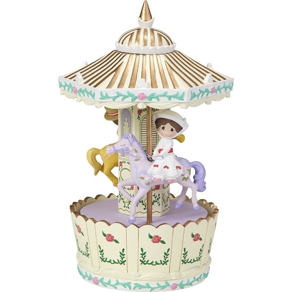 ディズニー プレシャスモーメンツ メリー・ポピンズ ミュージックフィギュア ''Mary Poppins Carousel Rotating  Musical' - ディズニーフィギュア専門店　マジックキャッスル