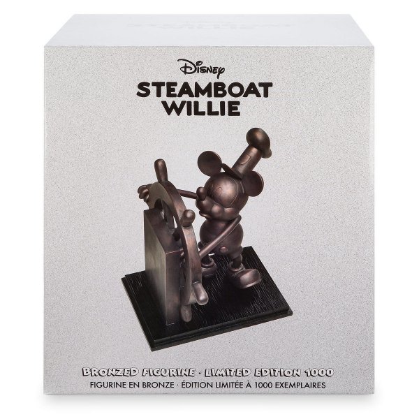 ディズニー ミッキーマウス スチームボート・ウィリー ブロンズフィギュア Mickey Mouse Steamboat Willy Big  Figure Limited Edition - ディズニーフィギュア専門店　マジックキャッスル