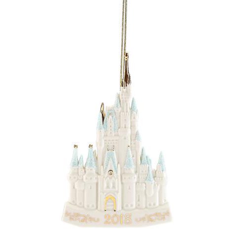 ディズニー 2018 シンデレラ キャッスル オーナメント Disney's 2018 Cinderella's Castle Ornament by  Lenox - ディズニーフィギュア専門店　マジックキャッスル