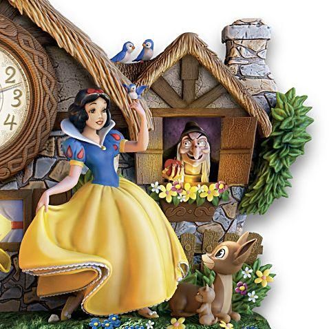 ディズニー 白雪姫 鳩時計 Disney Snow White Hidden Treasure Cuckoo Clock -  ディズニーフィギュア専門店　マジックキャッスル