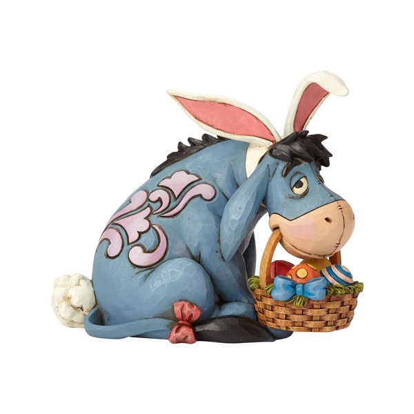 ディズニートラディジョン ジム・ショア Jim Shore くまのプーさん イーヨー Eeyore as Easter Bunny - Eeyore  Cottontail - ディズニーフィギュア専門店 マジックキャッスル