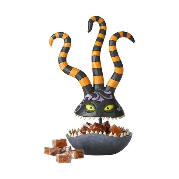 ディズニー ジム・ショア Jim Shore ナイトメア－・ビフォア・クリスマス Harlequin Demon Trinket Dish -  Toothy Terror - ディズニーフィギュア専門店 マジックキャッスル