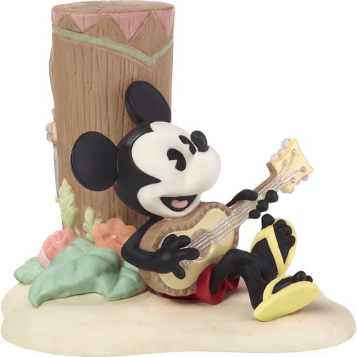 ジムショア ディズニー ギターを弾いてるミッキーマウス - 置物