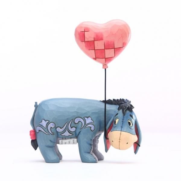 ディズニートラディジョン ジム ショア Jim Shore くまのプーさん イーヨー Eeyore With A Heart Balloon ディズニーフィギュア専門店 マジックキャッスル