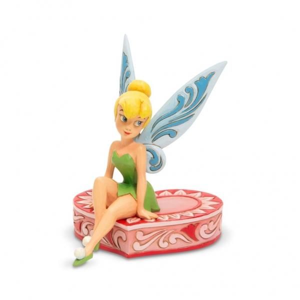 ディズニー ジム ショア Jim Shore フィギュア Tink Sitting On Heart ティンカー ベル ディズニーフィギュア専門店 マジックキャッスル