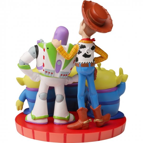 ディズニー プレシャスモーメンツ トイ・ストーリー フィギュア Disney and Pixar We Look Up To You Woody,  Buzz and Martian Figurine - ディズニーフィギュア専門店　マジックキャッスル