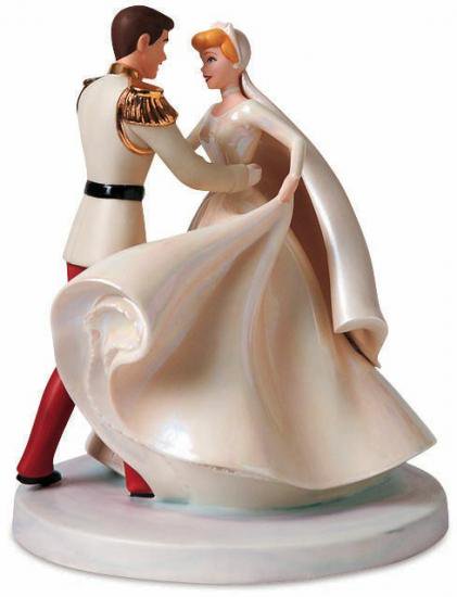 シンデレラ ウェディング ケーキトッパー Cinderella Prince Charming Cake Topper Happily Ever After ディズニーフィギュア専門店 マジックキャッスル