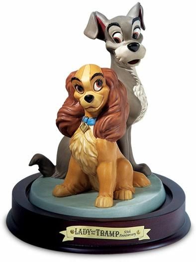 【廃盤】わんわん物語　レディとトランプ Lady and The Tramp Lady and Tramp Opposites Attract -  ディズニーフィギュア専門店　マジックキャッスル