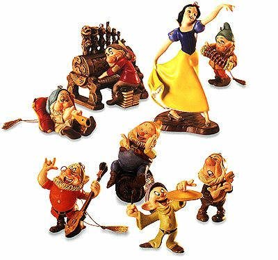 ディズニー 白雪姫 白雪姫と小人オーナメントセット Snow White and the Seven Dwarfs Ornament Set -  ディズニーフィギュア専門店　マジックキャッスル