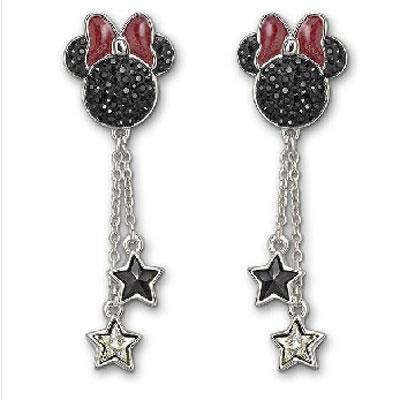 スワロフスキー ディズニー ジュエリー ミニーマウス ピアス Swarovski Crystal Minnie Mouse Pierced -  ディズニーフィギュア専門店　マジックキャッスル