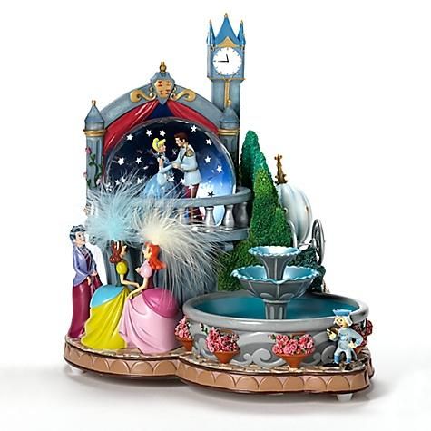 ディズニー スノーグローブ シンデレラ Castle Lighted Musical Fountain ディズニーフィギュア専門店 マジックキャッスル