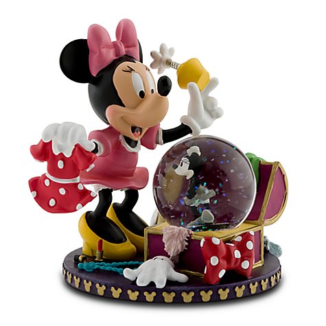 ディズニー スノーグローブ スノードーム ミニーマウス Costume Chest Minnie Mouse ディズニーフィギュア専門店 マジックキャッスル