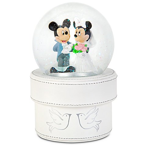 ディズニー スノーグローブ スノードーム ミッキー ミニー Minnie And Mickey Mouse Wedding ディズニーフィギュア専門店 マジックキャッスル