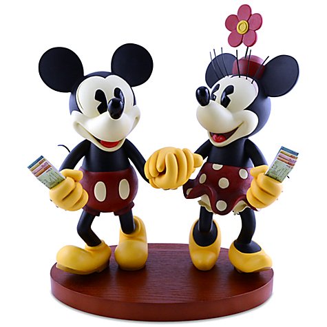 ミッキー＆ミニーマウス フィギュア ”Pie-Eyed Minnie Mouse and Mickey Mouse Figure