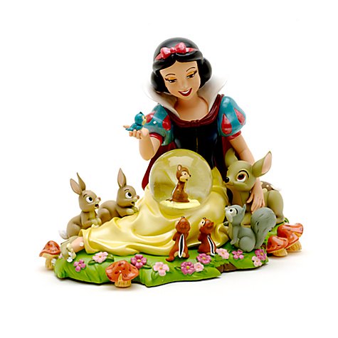 正規品直輸入】 ディズニー陶器製オルゴール スノーホワイト 白雪姫 